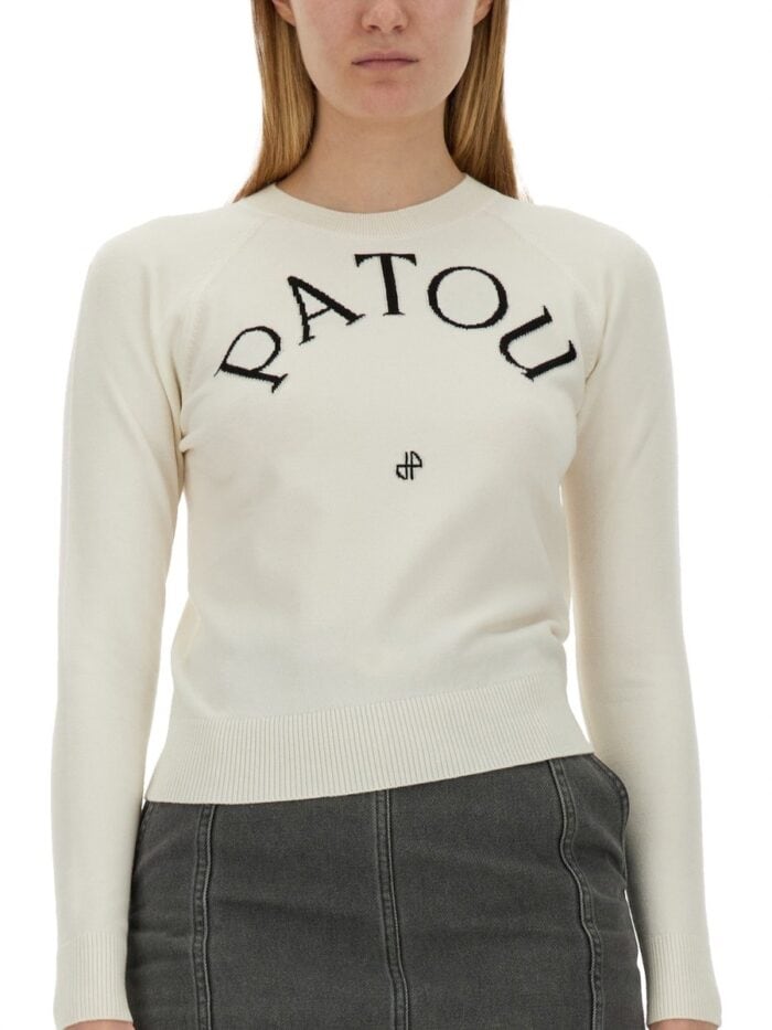 PATOU JERSEY WITH LOGO