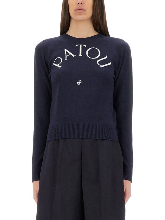 PATOU JERSEY WITH LOGO