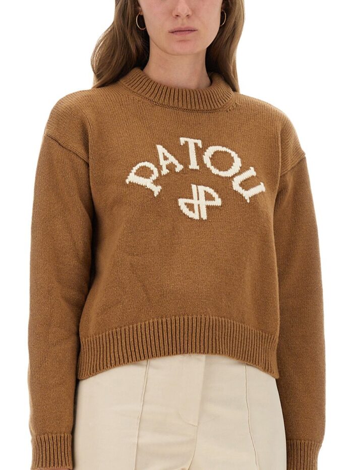 PATOU JERSEY WITH LOGO
