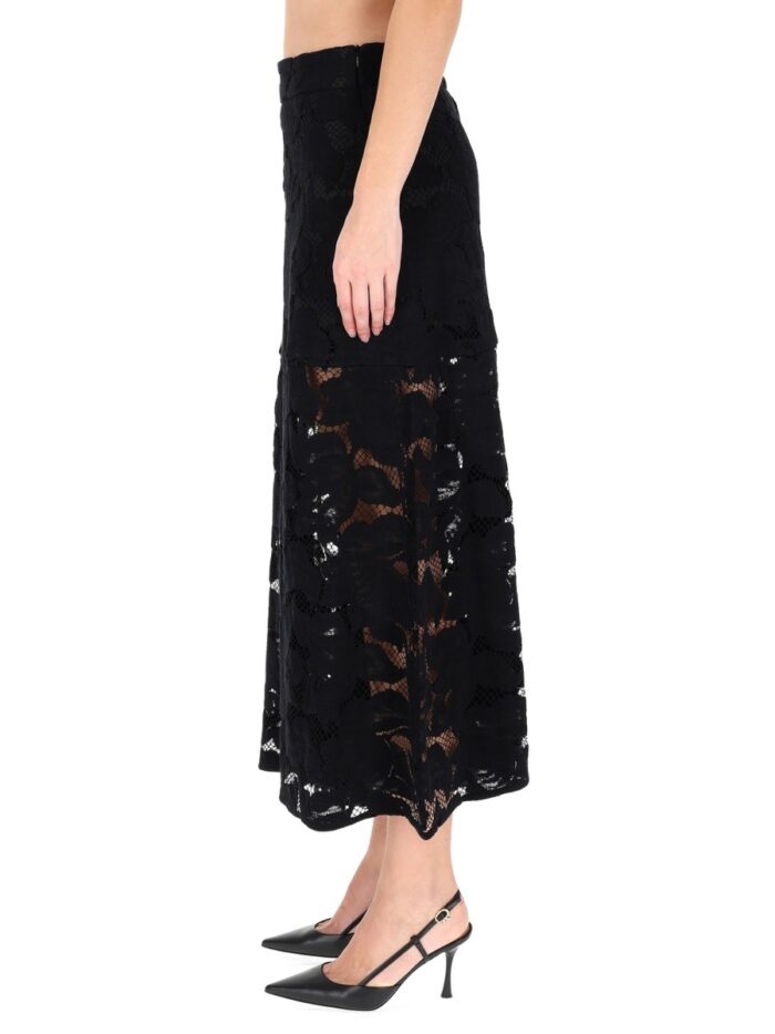 PATOU LACE MIDI SKIRT