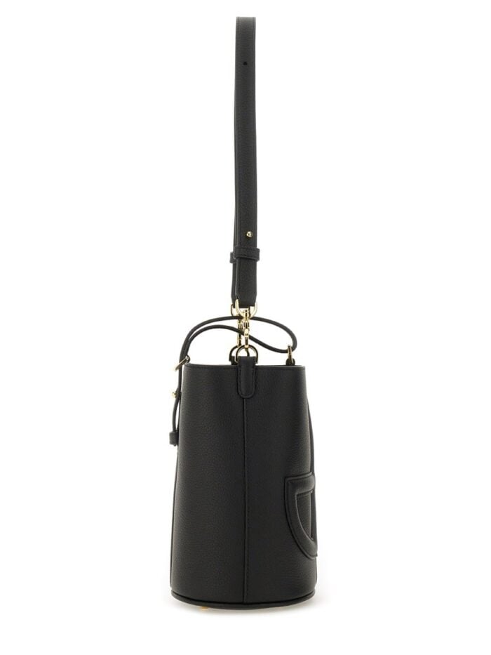 PATOU LEATHER BUCKET BAG