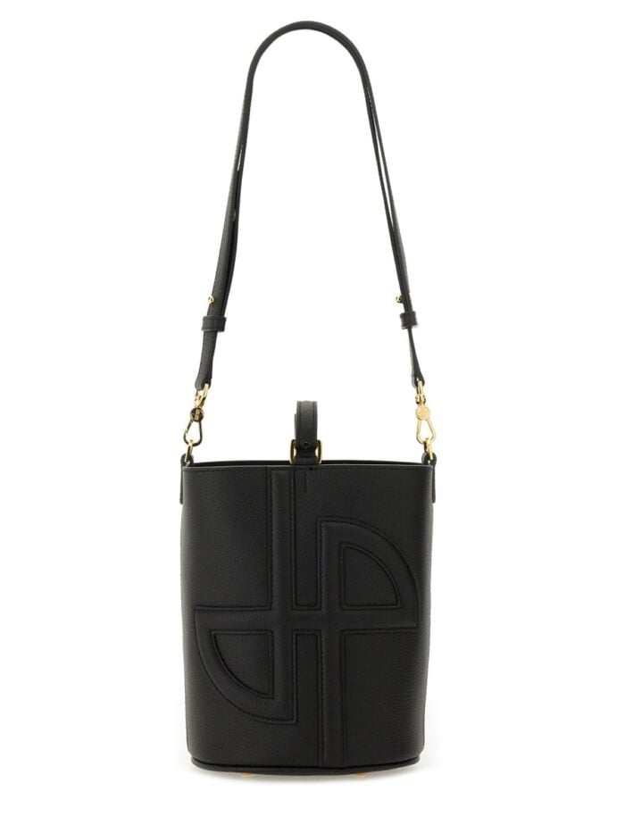 PATOU LEATHER BUCKET BAG
