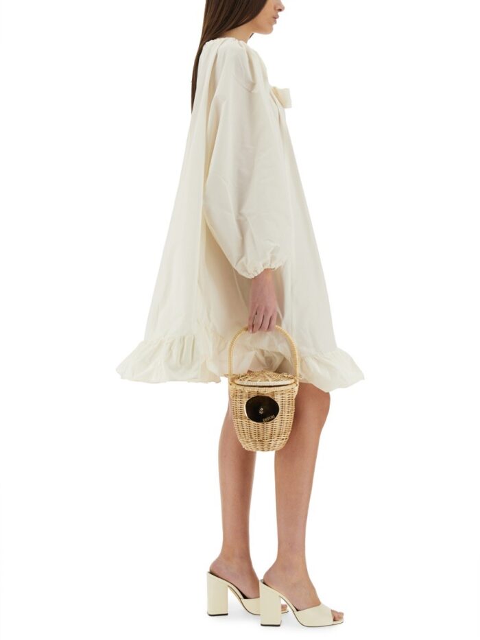 PATOU RUFFLE HEM DRESS