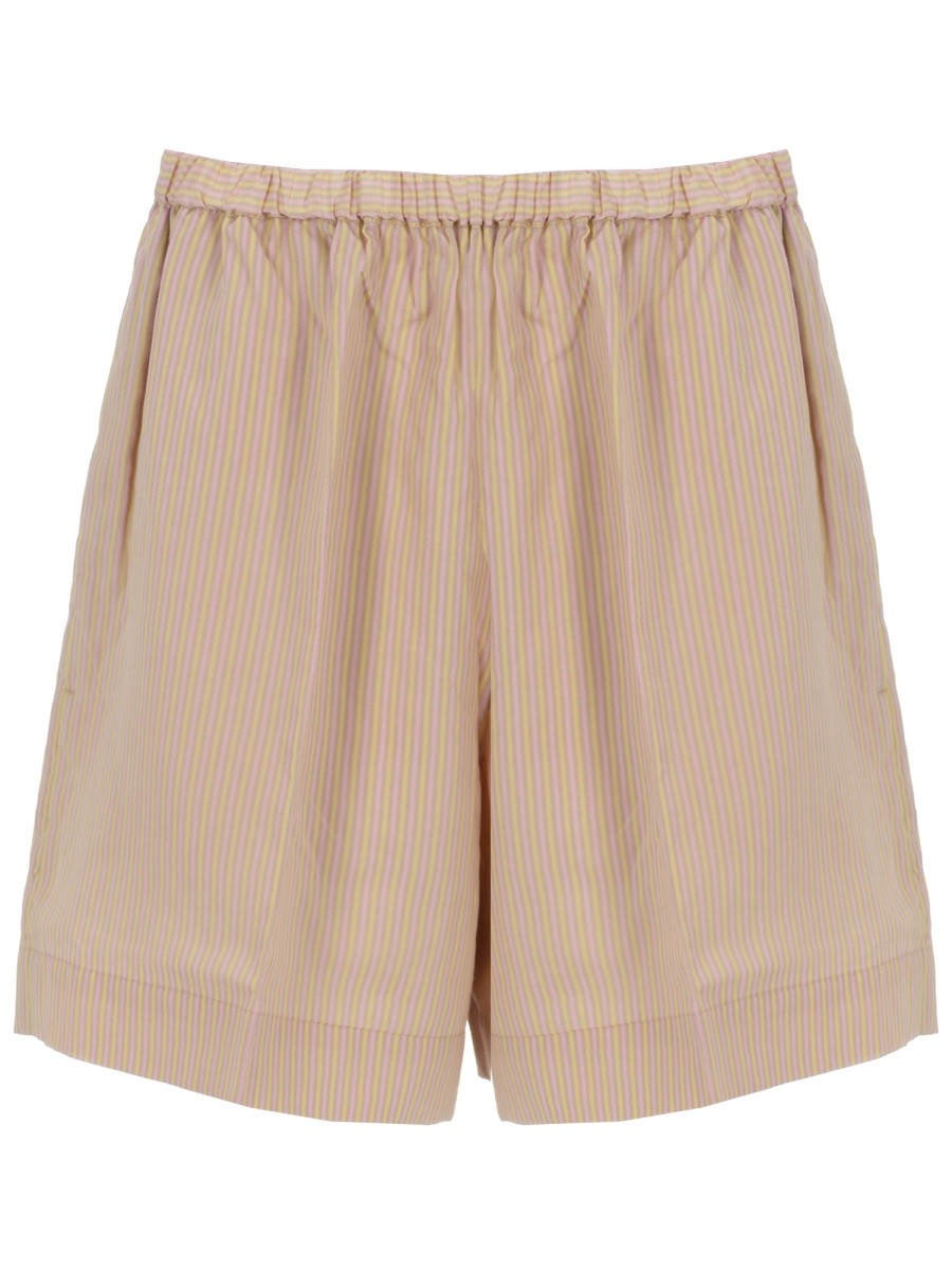 PATOU SHORTS DA SPIAGGIA IN MISTO SETA
