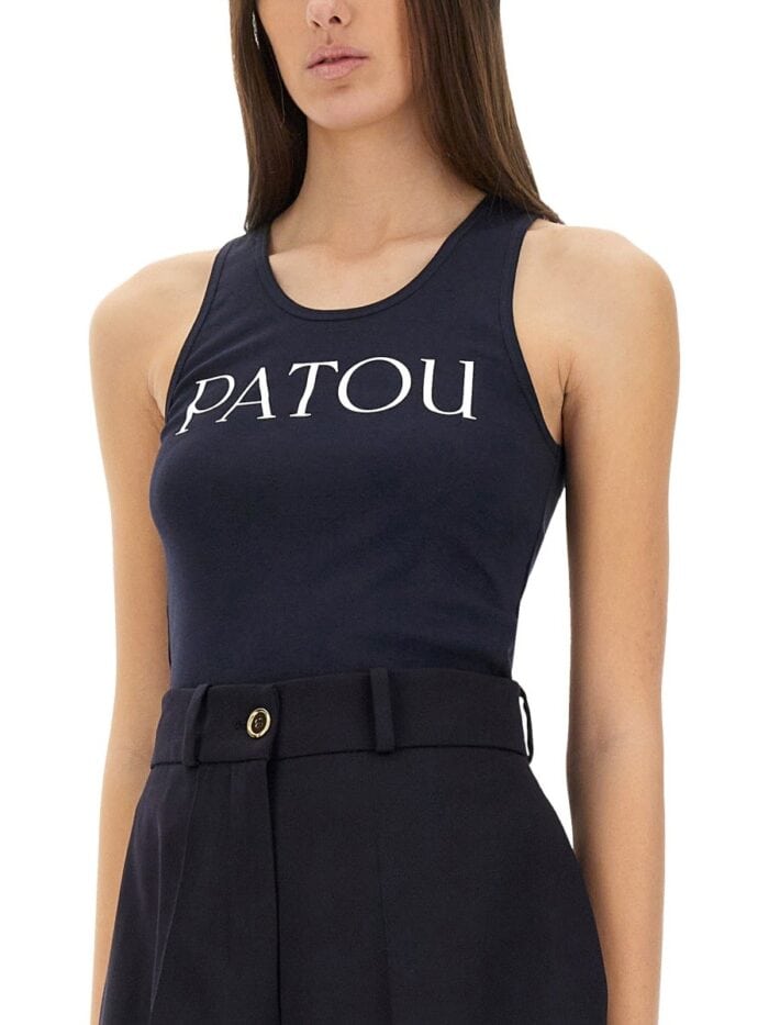 PATOU TANK TOP WITH LOGO