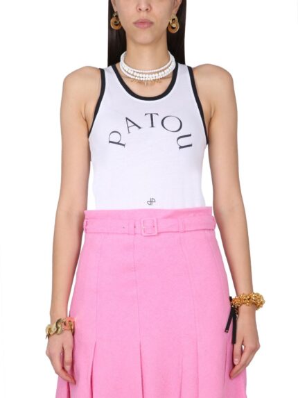 PATOU TANK TOP WITH LOGO