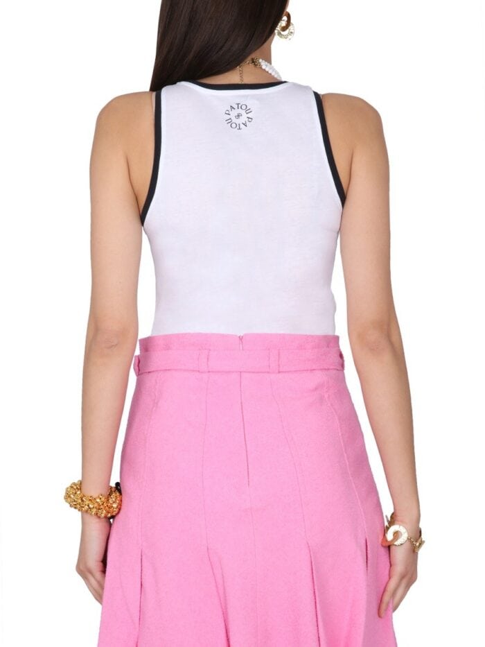 PATOU TANK TOP WITH LOGO