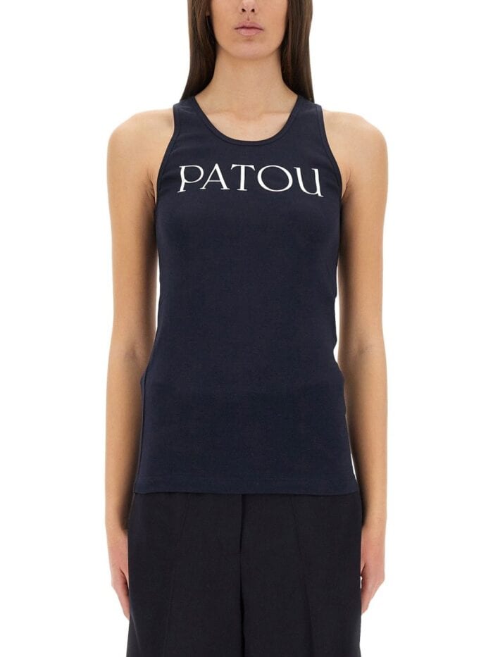 PATOU TANK TOP WITH LOGO