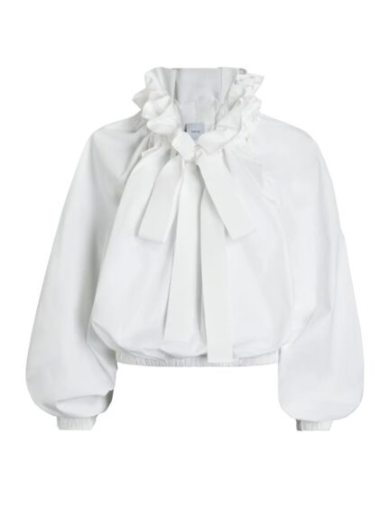 PATOU TOP WITH BALLOON SLEEVES