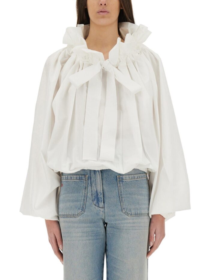 PATOU TOP WITH BALLOON SLEEVES