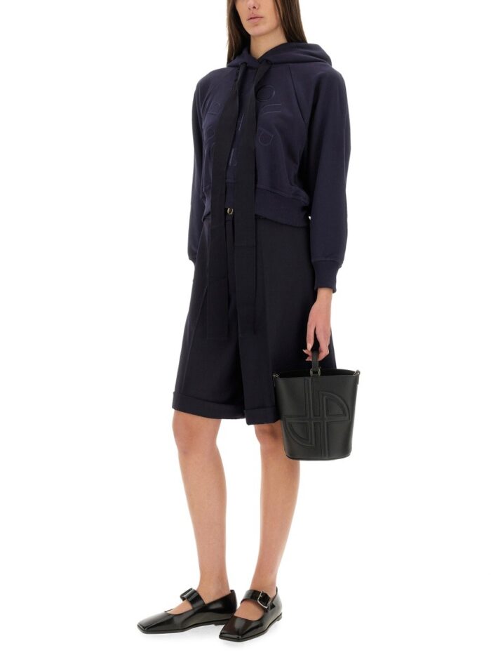 PATOU WOOL BERMUDA SHORTS