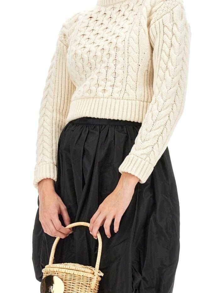 PATOU WOVEN SWEATER