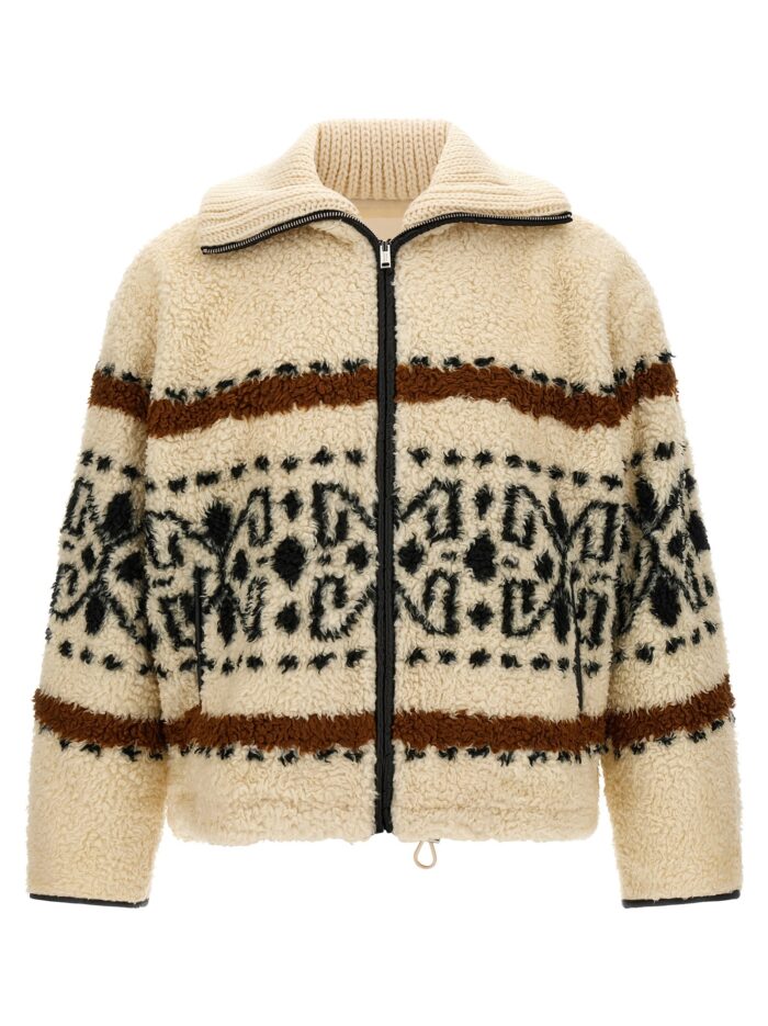 marant etoile patterned 'lijka' coat MARANT ETOILE Patterned 'Lijka' Coat