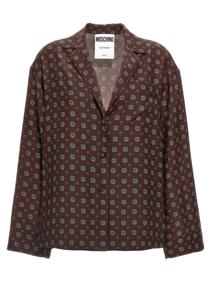 moschino patterned shirt Moschino Patterned Shirt