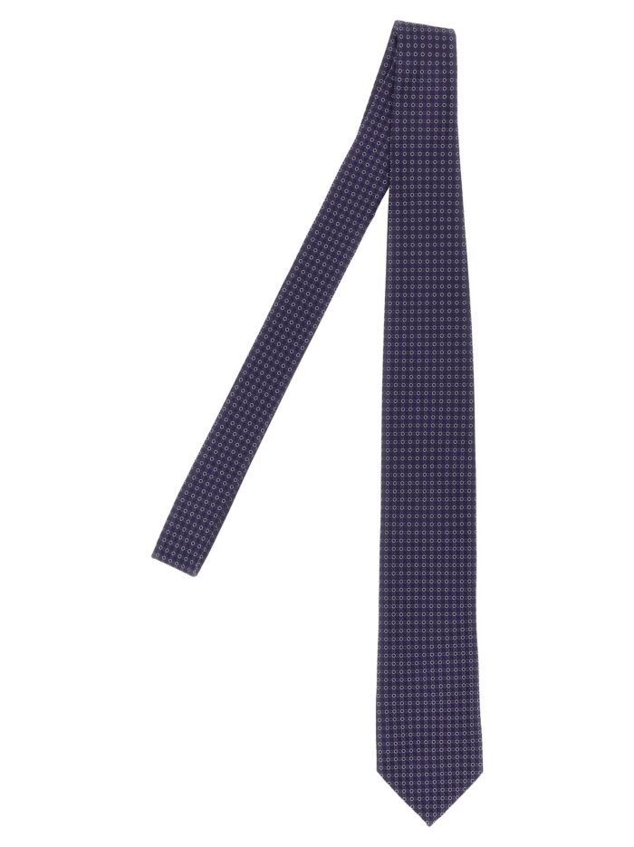 pal zileri patterned silk tie PAL ZILERI Patterned Silk Tie