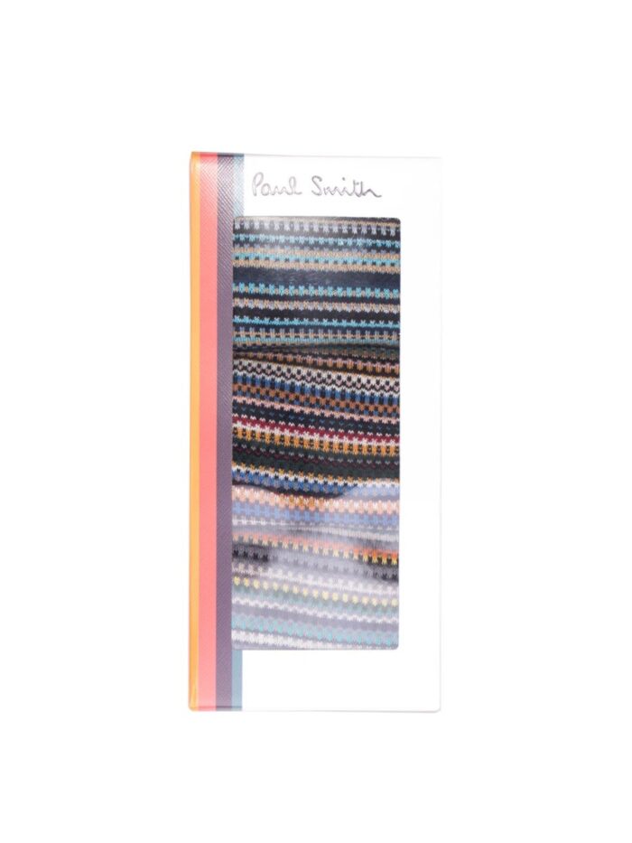 PAUL SMITH 3 PACK SIGNATURE SOCKS IN PIQUE