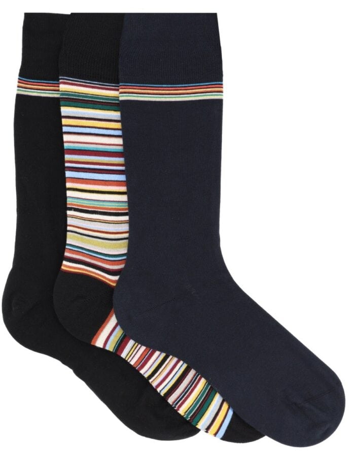 PAUL SMITH 3-PACK SOCKS WITH LOGO