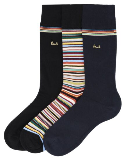 PAUL SMITH 3-PACK SOCKS WITH LOGO