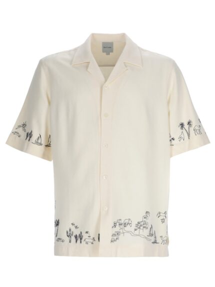 PAUL SMITH CAMICIA CON RICAMI