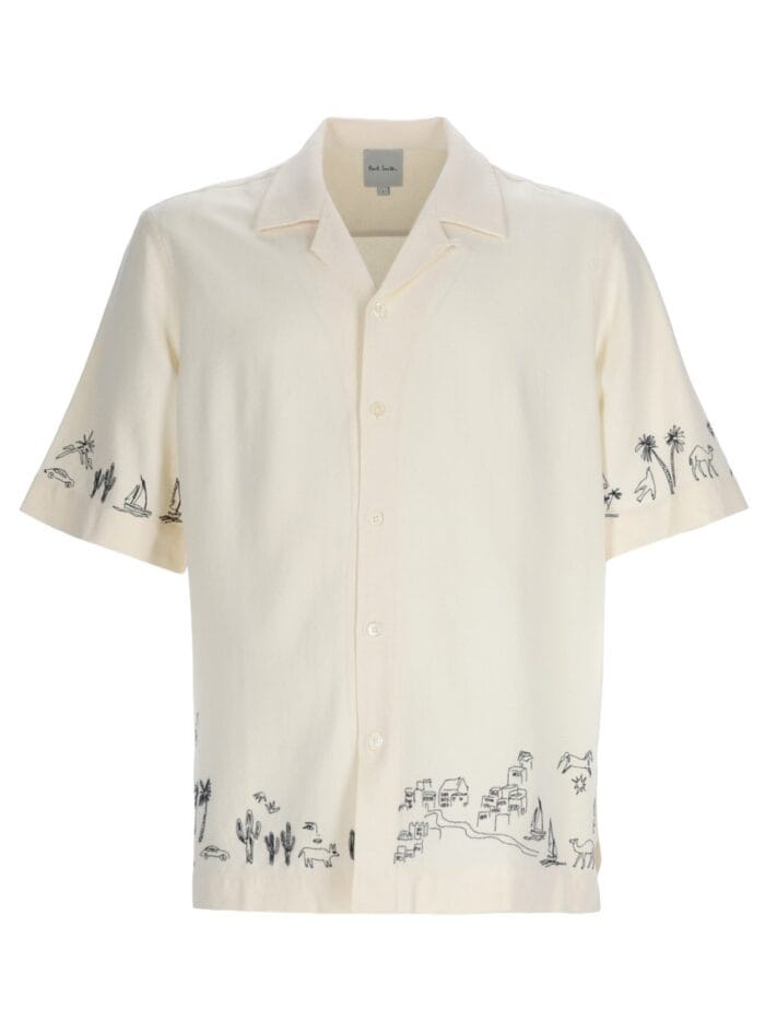 PAUL SMITH CAMICIA CON RICAMI