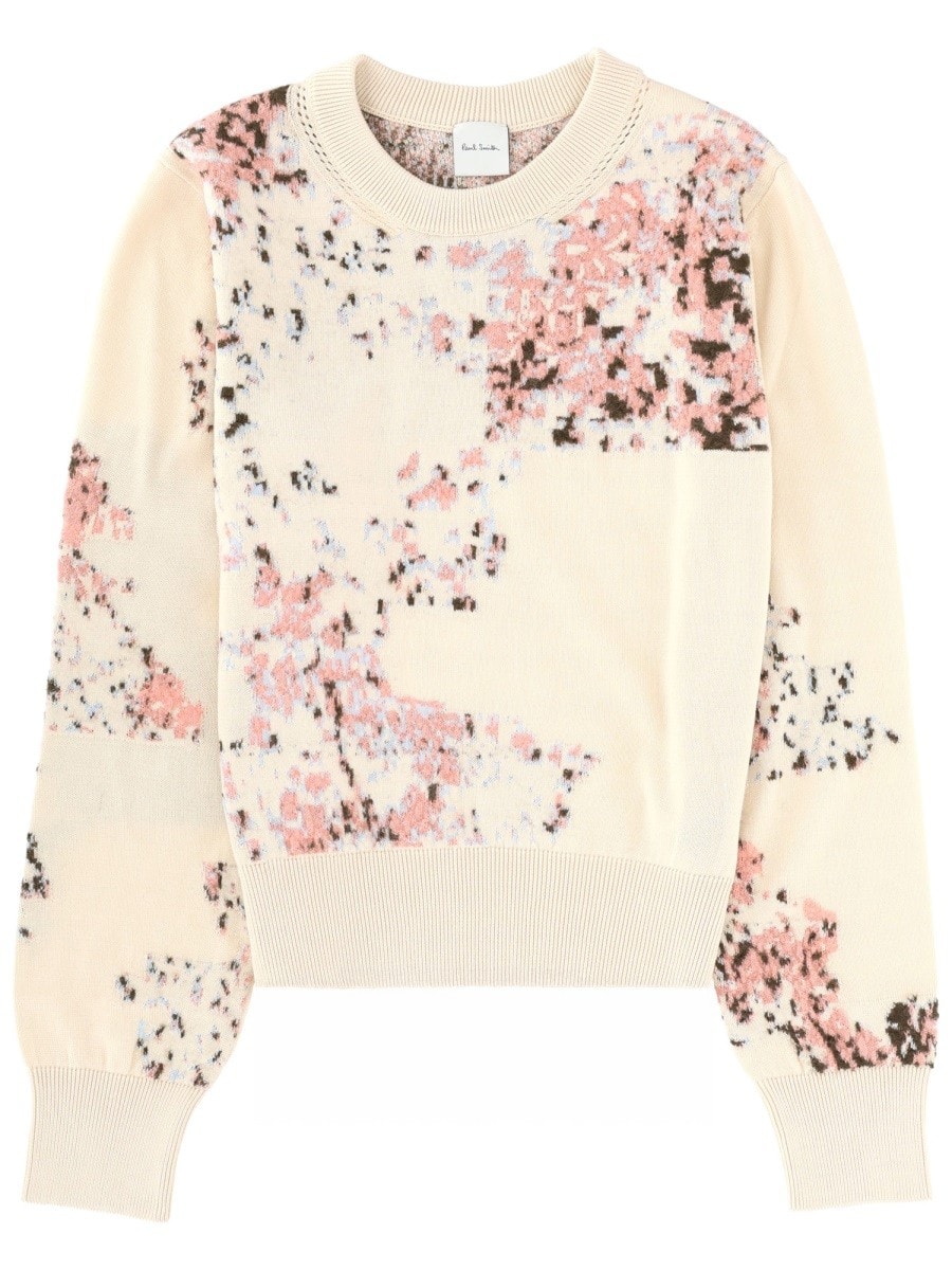 PAUL SMITH COTTON AND MOHAIR BLEND SWEATER