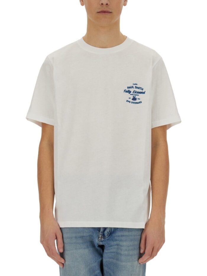 PAUL SMITH ESPRESSO BAR PRINT T-SHIRT