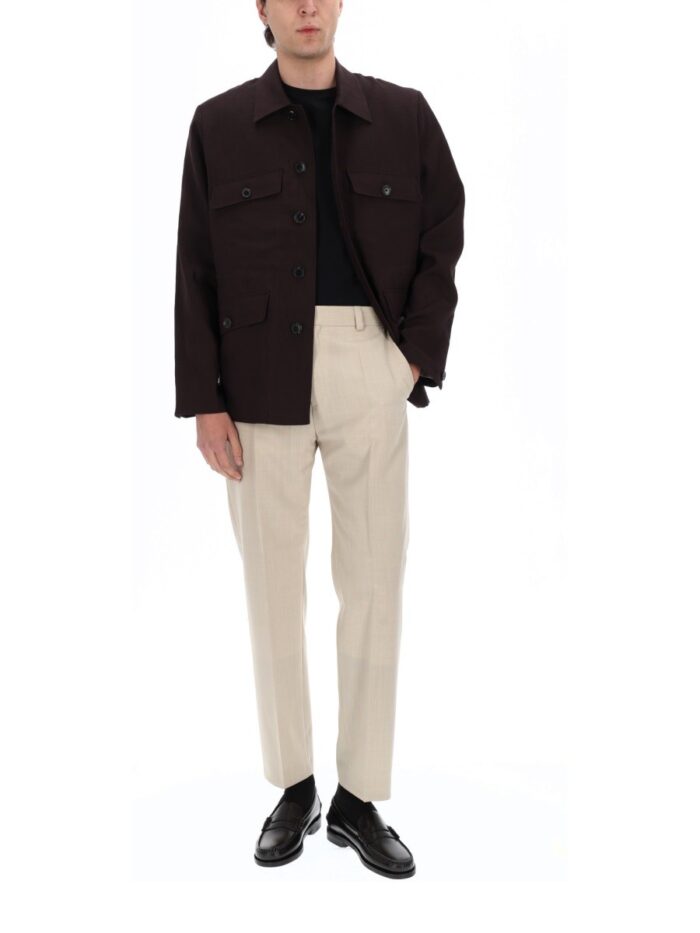 PAUL SMITH GIACCA "FIELD" IN LINO