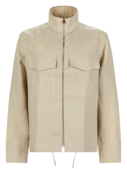 PAUL SMITH GIACCA "OVERSHIRT" CON ZIP