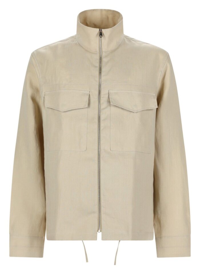 PAUL SMITH GIACCA "OVERSHIRT" CON ZIP
