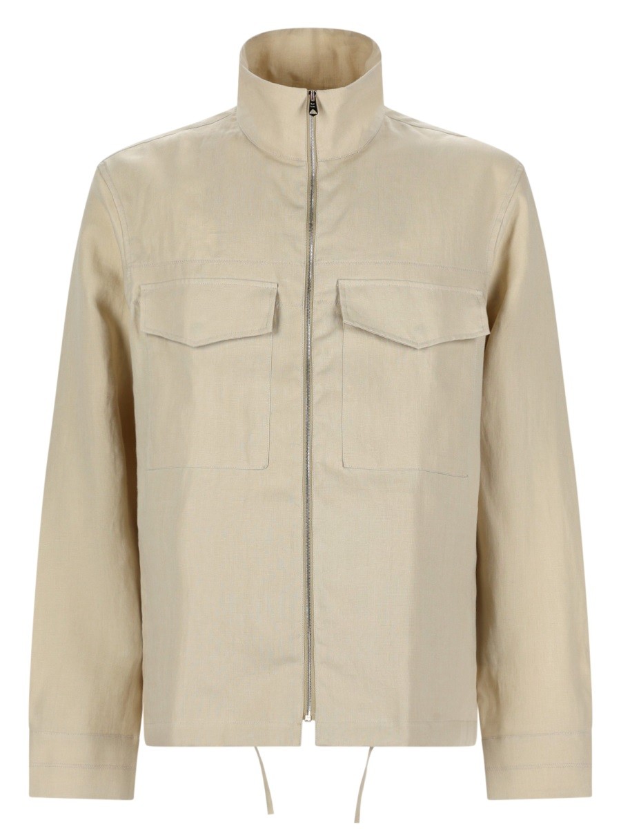 PAUL SMITH GIACCA "OVERSHIRT" CON ZIP