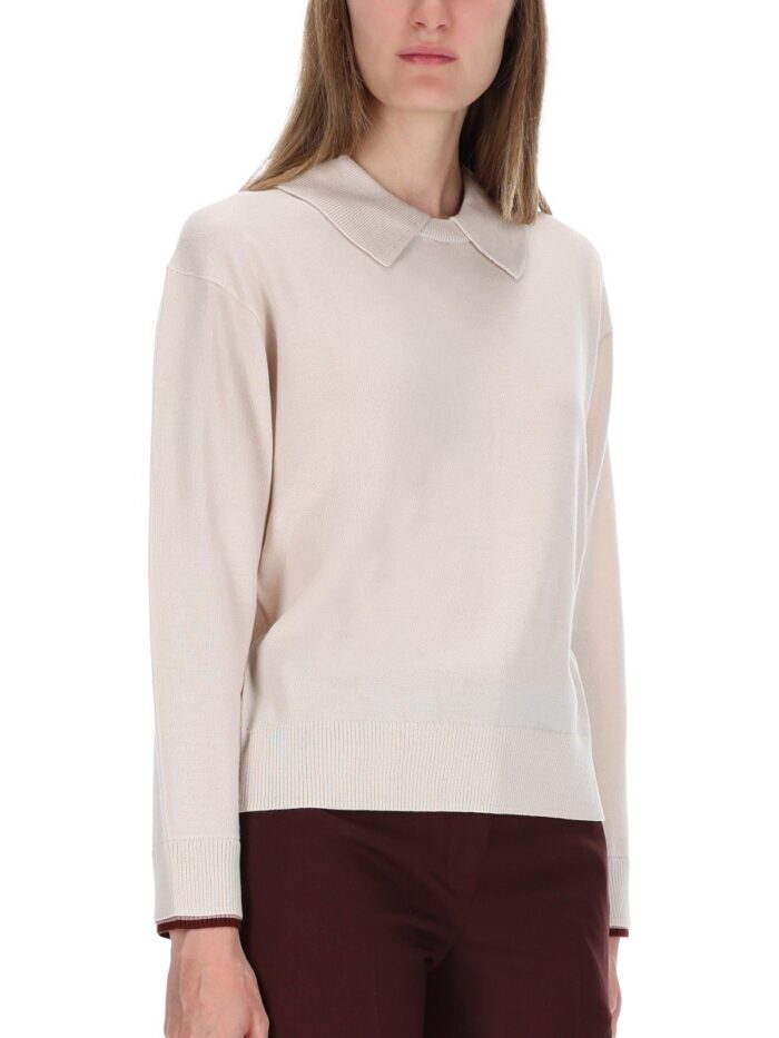 PAUL SMITH KNITTED COLLAR SWEATER