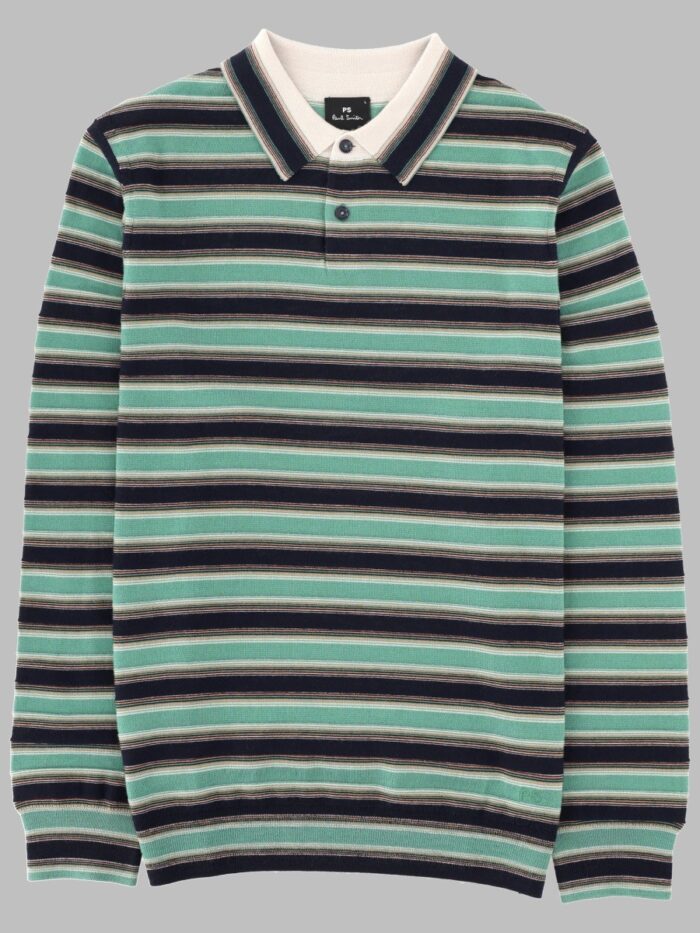 paul smith maglia polo in lana merino PAUL SMITH MAGLIA POLO IN LANA MERINO