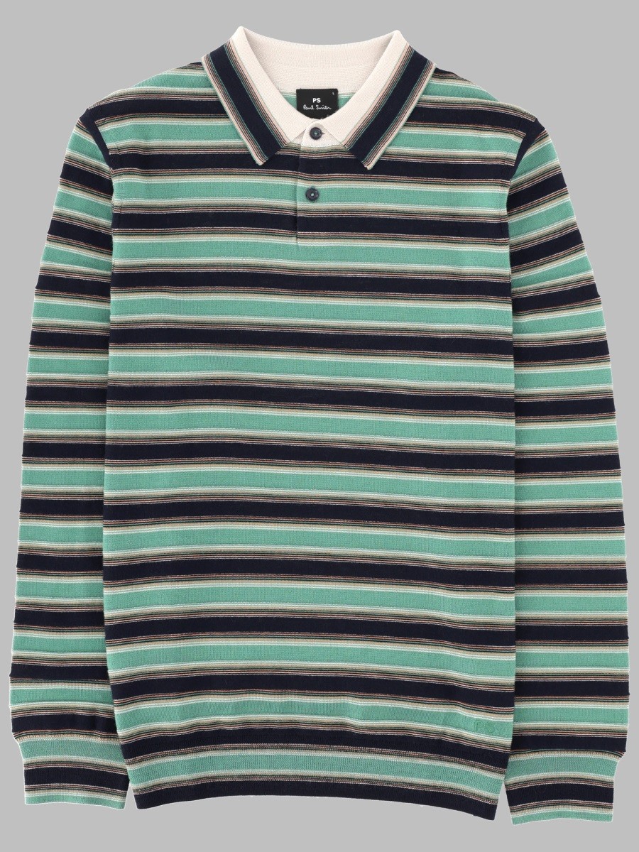 PAUL SMITH MAGLIA POLO IN LANA MERINO