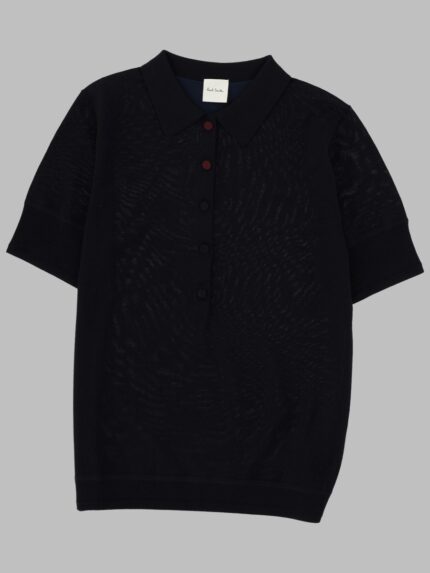 PAUL SMITH MAGLIA POLO IN LANA MERINO