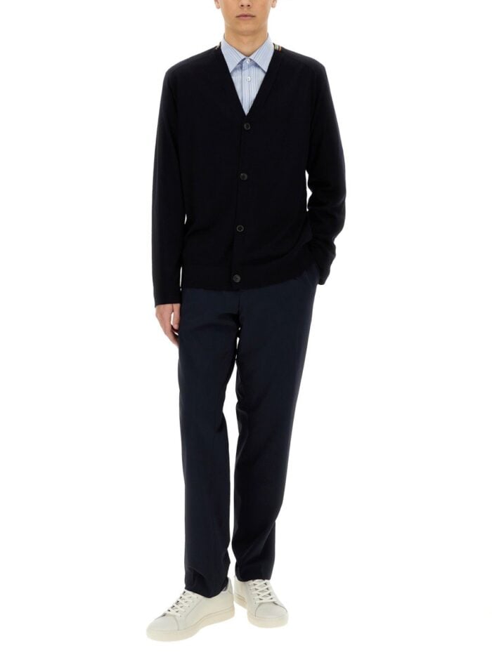 PAUL SMITH MERINO WOOL CARDIGAN