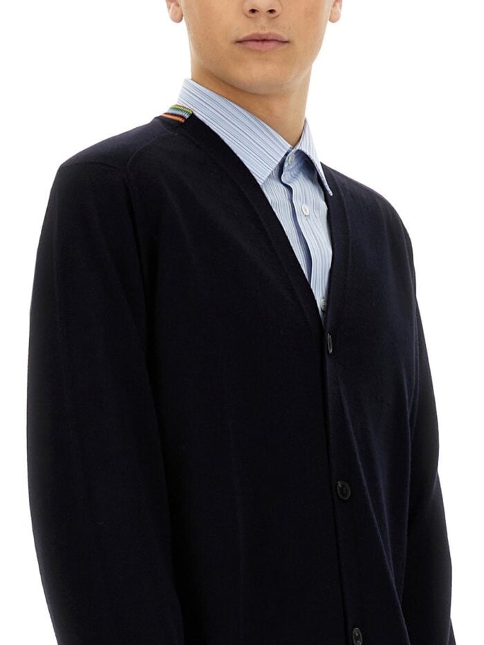 PAUL SMITH MERINO WOOL CARDIGAN
