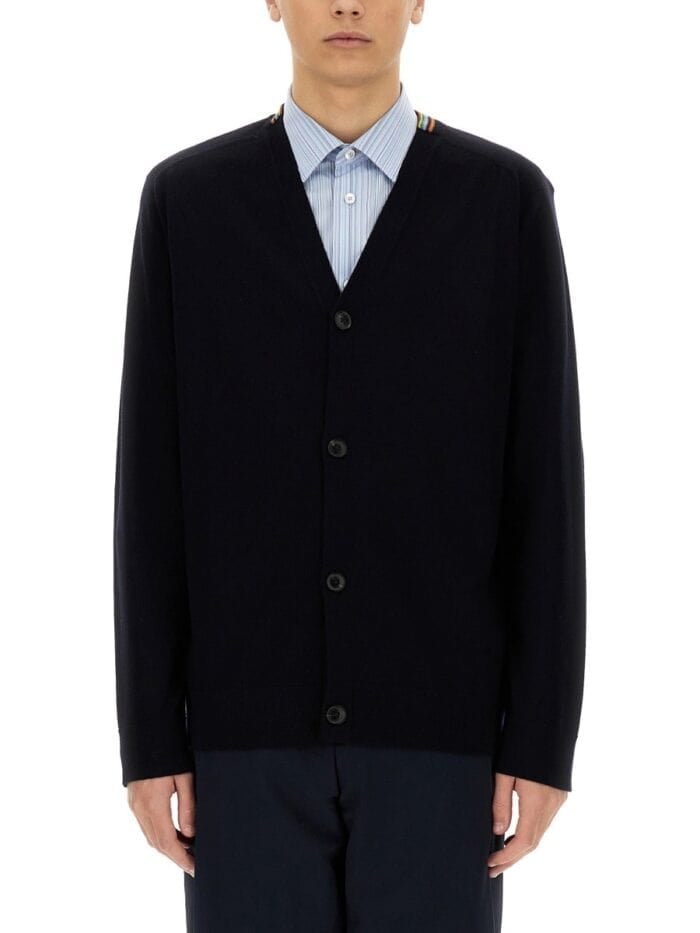 PAUL SMITH MERINO WOOL CARDIGAN