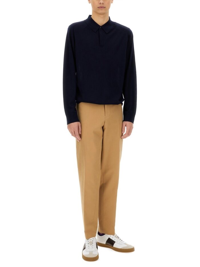 PAUL SMITH MERINO WOOL POLO SHIRT