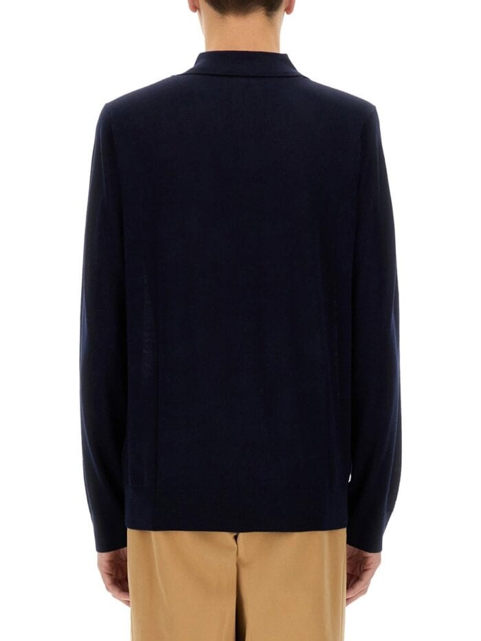 PAUL SMITH MERINO WOOL POLO SHIRT