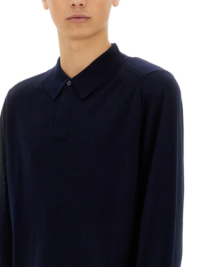 PAUL SMITH MERINO WOOL POLO SHIRT