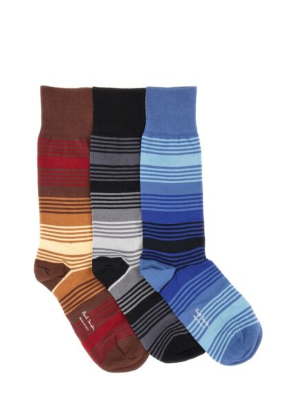 PAUL SMITH "OMBRE STRIPE" SOCKS SET OF 3 PAIRS