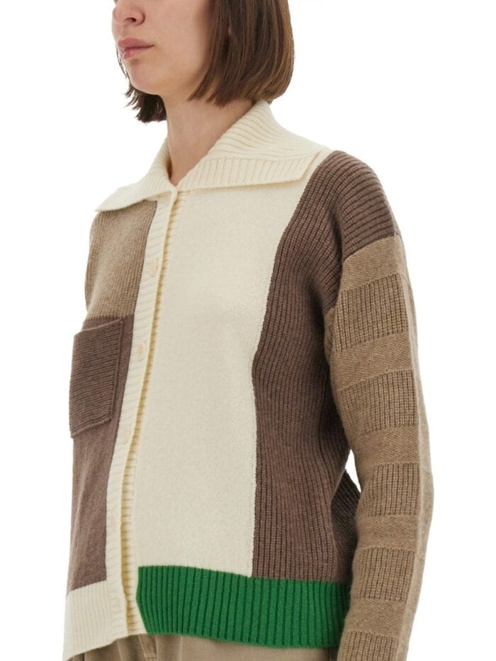 PAUL SMITH PATCHWORK CARDIGAN