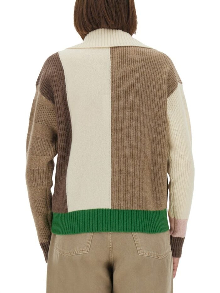 PAUL SMITH PATCHWORK CARDIGAN