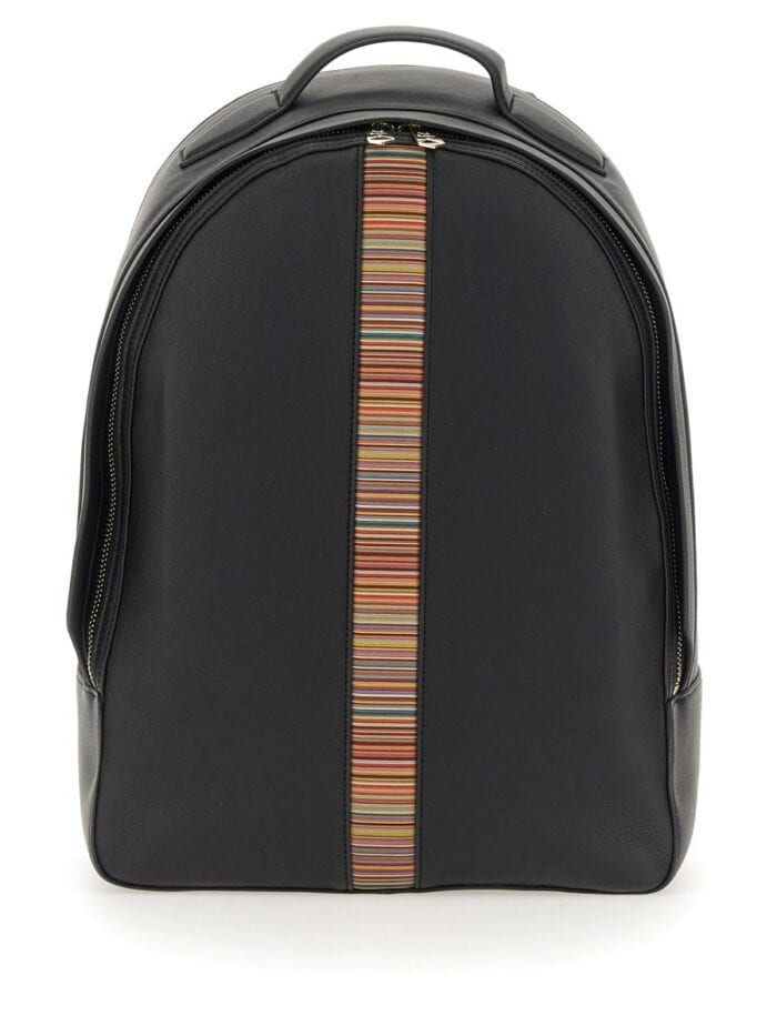 Paul Smith SIGNATURE STRIPE BACKPACK
