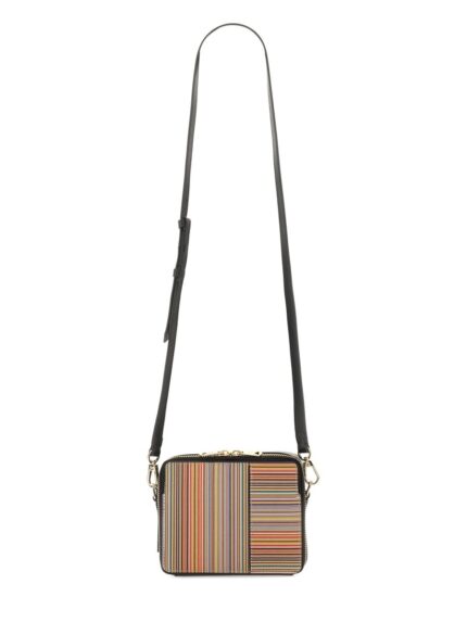 PAUL SMITH "SIGNATURE STRIPE" SHOULDER BAG