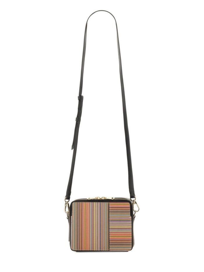 PAUL SMITH "SIGNATURE STRIPE" SHOULDER BAG