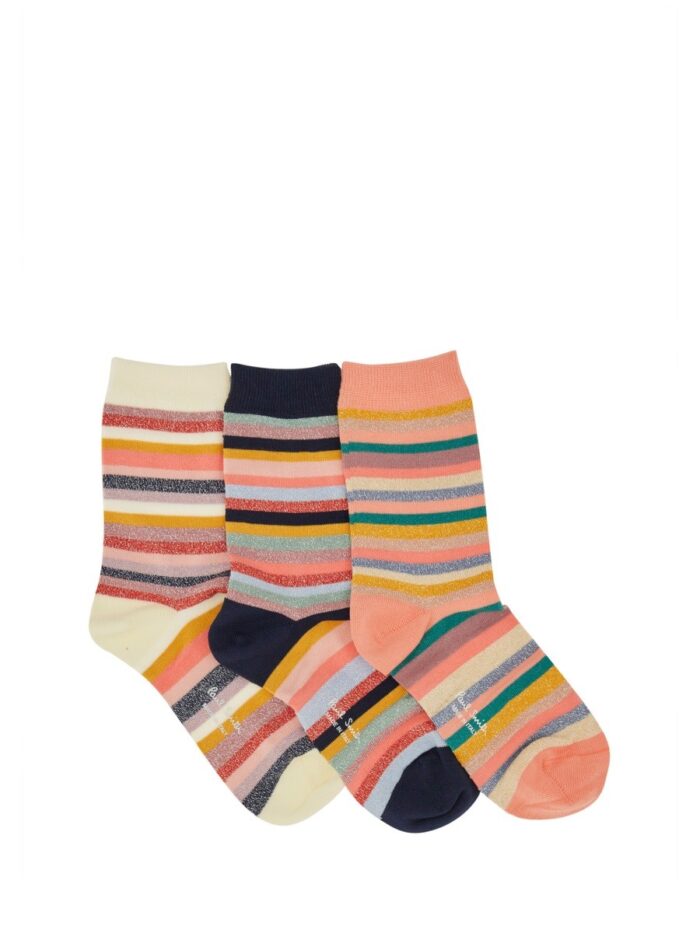 PAUL SMITH "SIGNATURE STRIPE" SOCKS SET OF 3 PAIRS