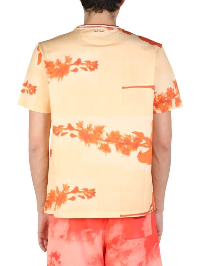 Paul Smith STEM FLORAL T-SHIRT