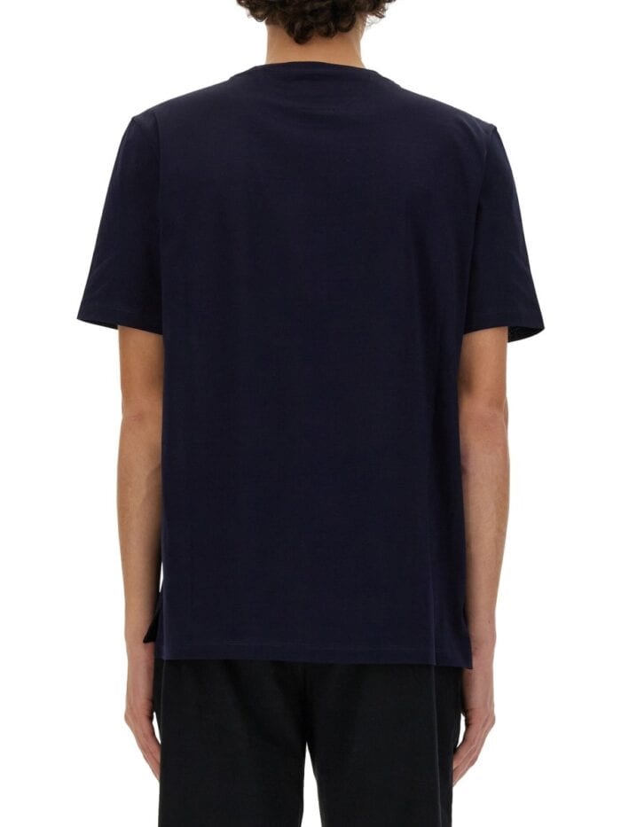 PAUL SMITH STRIPES LOGO POCKET T-SHIRT