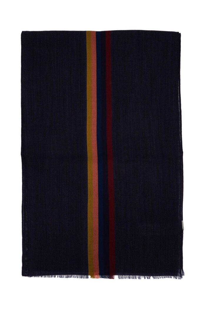 PAUL SMITH Virgin Wool Checked Scarf